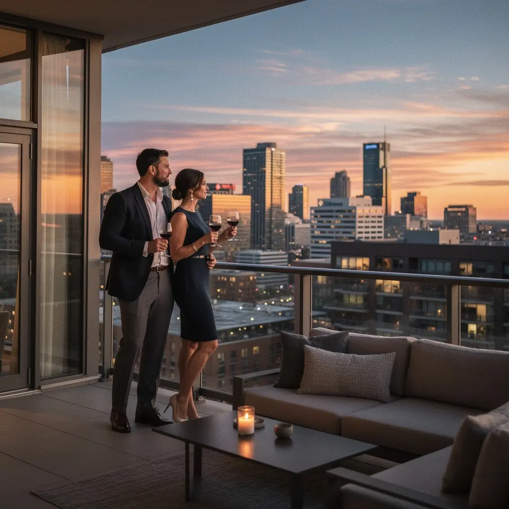 Спальня с минималистичным декором и комфортной атмосферой.