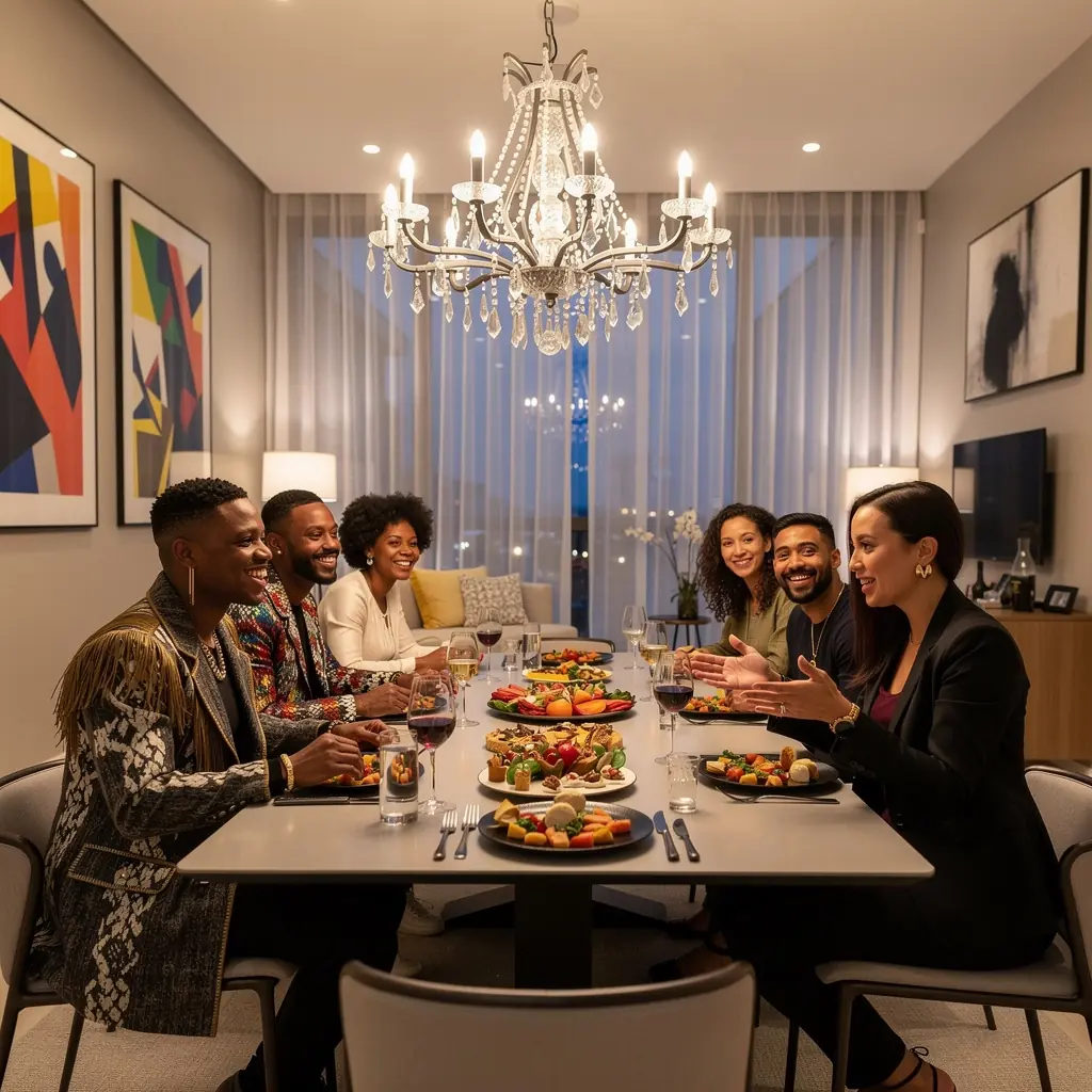 Внешний вид дома с ухоженным садом и современной архитектурой.